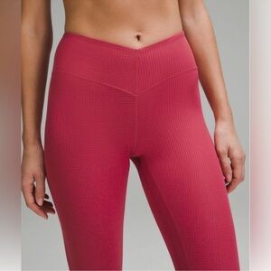 Lululemon V Waist Yoga Tight 25" Grid Texture 4